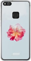 Huawei P10 Lite Hoesje Transparant TPU Case - Rouge Floweret #ffffff