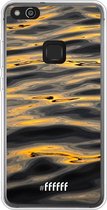 Huawei P10 Lite Hoesje Transparant TPU Case - Water Waves #ffffff