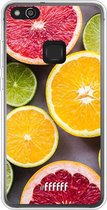 Huawei P10 Lite Hoesje Transparant TPU Case - Citrus Fruit #ffffff