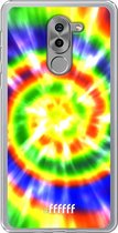 Honor 6X Hoesje Transparant TPU Case - Hippie Tie Dye #ffffff