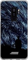 Samsung Galaxy S9 Plus Hoesje Transparant TPU Case - Starry Circles #ffffff