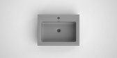 Bruynzeel Bando/Combo Composiet wastafel 60x10x45cm 1 kraangat betonlook