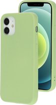 Mobiparts hoesje geschikt voor de Apple iPhone 12 Mini - Siliconen - Groen