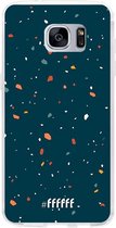 Samsung Galaxy S7 Edge Hoesje Transparant TPU Case - Terrazzo N°9 #ffffff