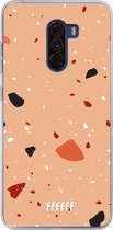 Xiaomi Pocophone F1 Hoesje Transparant TPU Case - Terrazzo N°5 #ffffff