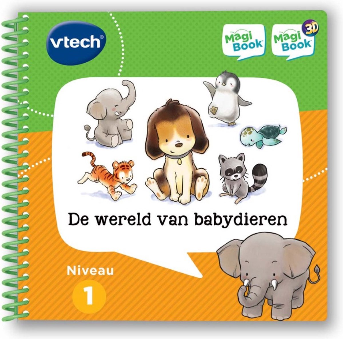 VTech MagiBook Activiteitenboek - De Wereld van Babydieren - Educatief Speelgoed - Niveau 1 - 2 tot 5 Jaar - VTech