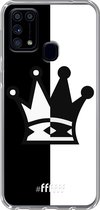 6F hoesje - geschikt voor Samsung Galaxy M31 -  Transparant TPU Case - Chess #ffffff