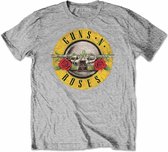 Guns N' Roses - Classic Logo Kinder T-shirt - Kids tm 4 jaar - Grijs