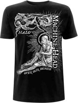 Machine Head Heren Tshirt -XL- Halo Zwart