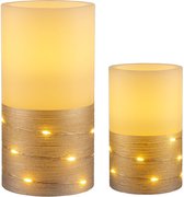Pauleen Fairy Lights LED-Kaarsen Wax - 2 stuks