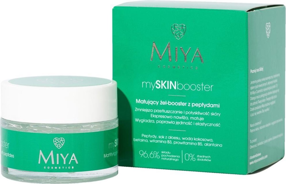 Miya - My Skin Booster Mattifying Gel-Booster From Peptide To Face 50Ml