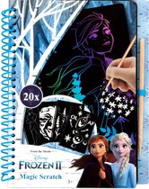 Disney Kraskaarten Frozen Ii 21 Cm Karton Zwart 20 Stuks