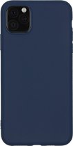 Color Backcover iPhone 11 Pro Max hoesje - Donkerblauw