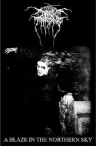 Darkthrone Textiel Poster A Blaze In The Northern Sky Zwart