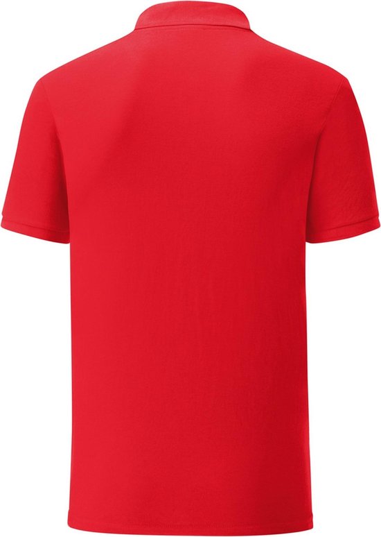 Fruit Of The Loom Heren Tailored Poly / Cotton Piqu poloshirt (Rood)