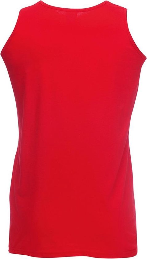 SINGLET / TANKTOP heren Rood 'Fabio' (D-555