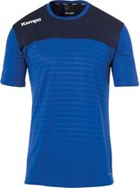 Kempa Emotion 2.0 Shirt Korte Mouw Kind Royal Blauw-Marine Blauw Maat 164