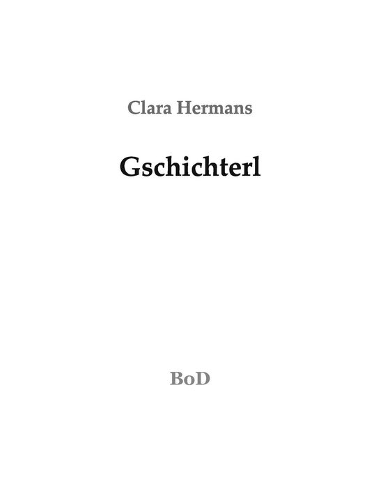 Gschichterl - cover