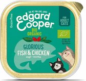 19x Edgard & Cooper Vers Kattenvoer Bio Kip - Vis 85 gr