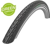 Buitenband Schwalbe Road Cruiser K-Guard 22x1.75 / 47-457 mm - zwart met reflectie