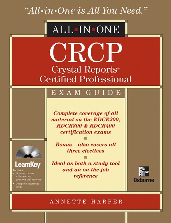 Crcp Crystal Reports Certified Professional All-In-One - cover