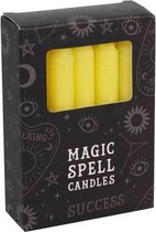 Magic Spell Kaarsen Succes (Geel - 12 stuks)