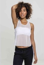 Urban Classics Tanktop -M- Mesh Mesh Wit