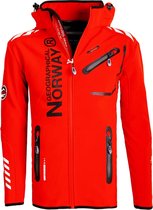 Geographical Norway Softshell Jas Heren Rood Royaute - XL
