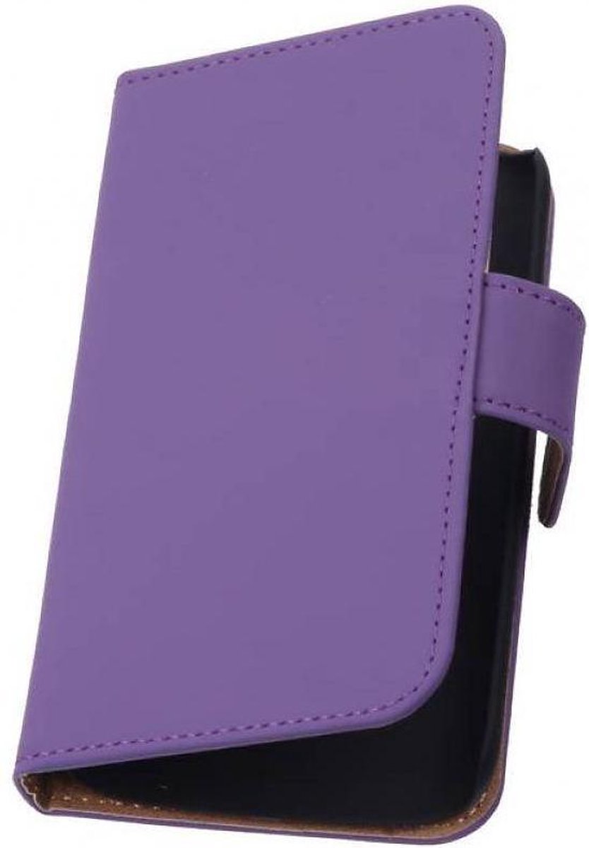 Bookstyle Wallet Case Hoesjes Geschikt voor HTC Desire 601 Paars op Prijzenvolger.com