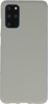 Hoesje Geschikt voor de Samsung Galaxy S20 Plus - Backcover Color Telefoonhoesje - Grijs