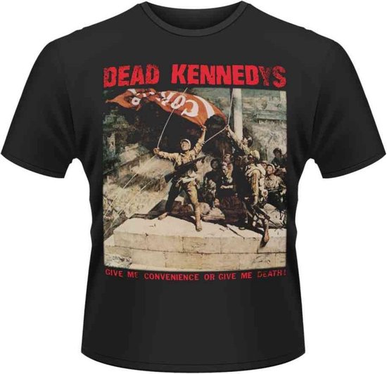 Foto: Dead kennedys heren tshirt l convenience or death zwart