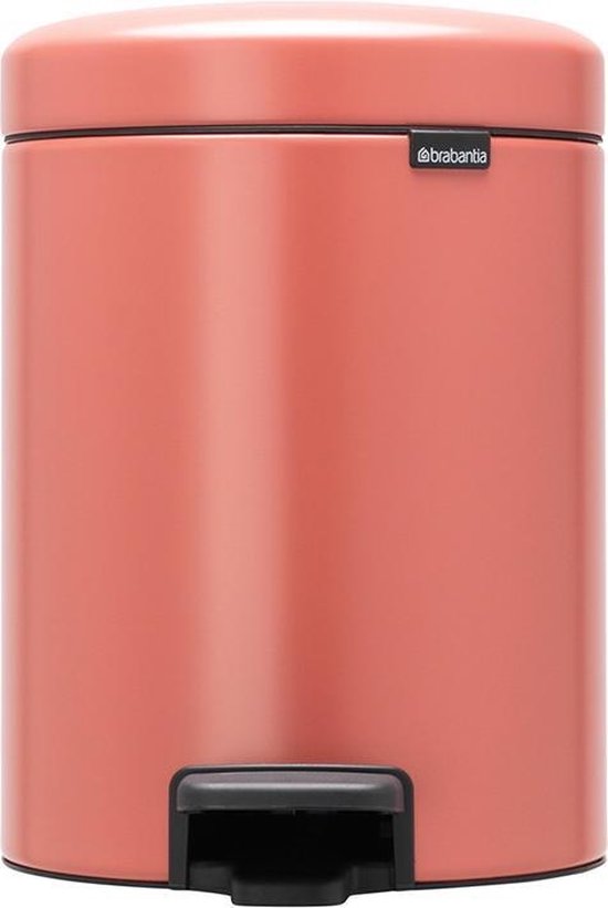 Brabantia newIcon Prullenbak - 5 l - Terracotta Pink