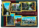 Magneet 2D Coating Ansichtkaarten Amsterdam - Souvenir