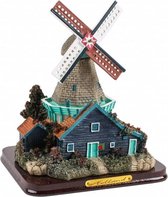 Stelingmolen Zwart/grijs 16 Cm - Souvenir