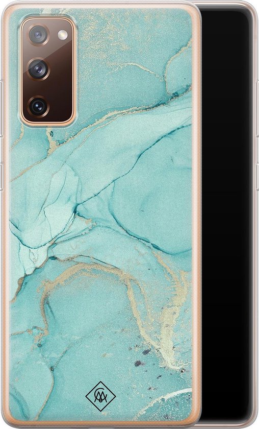 Casimoda Telefoonhoesje - Back Cover - Geschikt Voor Samsung Galaxy S20FE -  Groen En Mint | bol.com