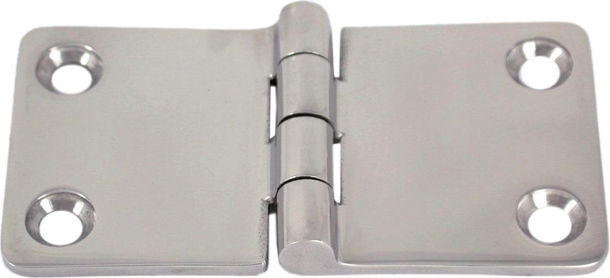 Luikscharnier - 38x38x2 - Rvs 304 - Knoop boven