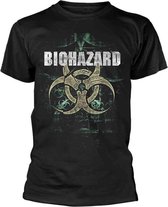 Biohazard Heren Tshirt -S- We Share The Knife Zwart