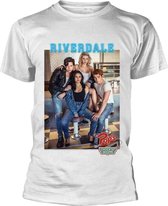 Riverdale Heren Tshirt -XL- Pop's Group Photo Wit