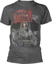 Death Heren Tshirt -S- Scream Bloody Gore - Vintage Wash Grijs
