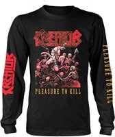 Kreator Longsleeve shirt -S- Pleasure To Kill Zwart