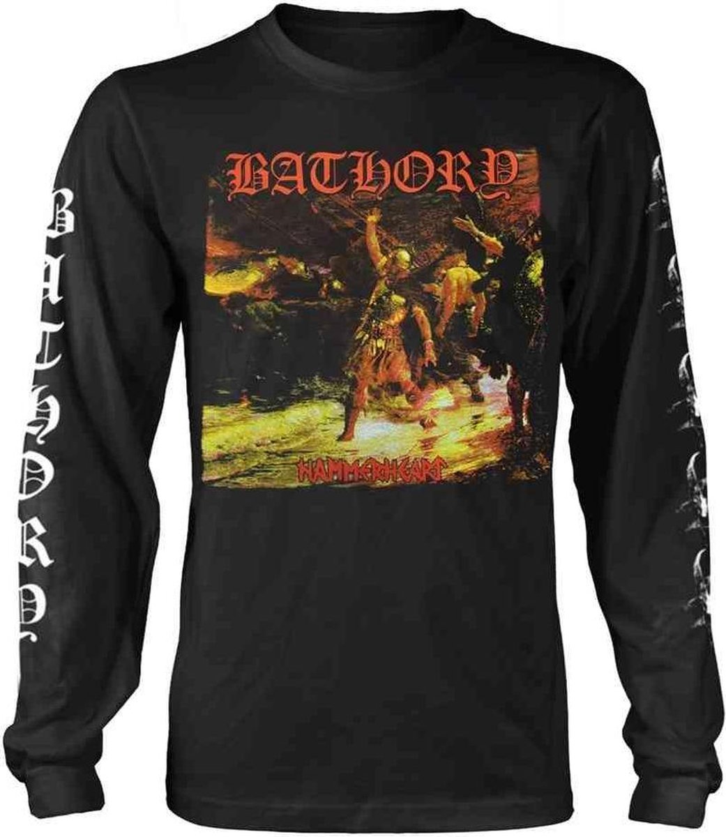 Bathory Longsleeve shirt -XXL- Hammerheart Zwart