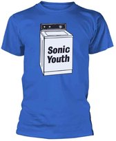 Sonic Youth Heren Tshirt -M- Washing Machine Blauw