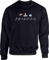 Friends Sweater/trui -L- Icons Zwart