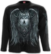 Spiral Longsleeve shirt -L- WOLF SPIRIT Zwart