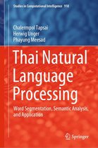 Studies in Computational Intelligence 918 - Thai Natural Language Processing