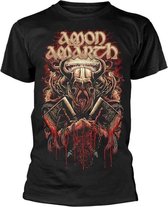 Amon Amarth Heren Tshirt -M- Fight Zwart