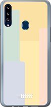 Samsung Galaxy A20s Hoesje Transparant TPU Case - Springtime Palette #ffffff