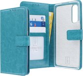 OPPO Trouver Neo X2 Bookcase hoesje - CaseBoutique - Turquoise solide - cuir artificiel