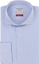 Steppin' Out Spring 2021  Regular Fit Cutaway Shirt Mannen - Regular Fit - Katoen - Blauw (41)