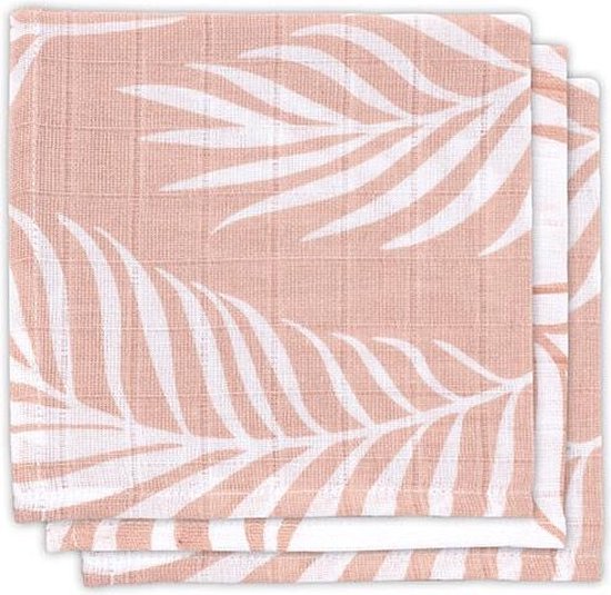 Jollein Hydrofiel Monddoekje Nature - Pale Pink - 3 Stuks